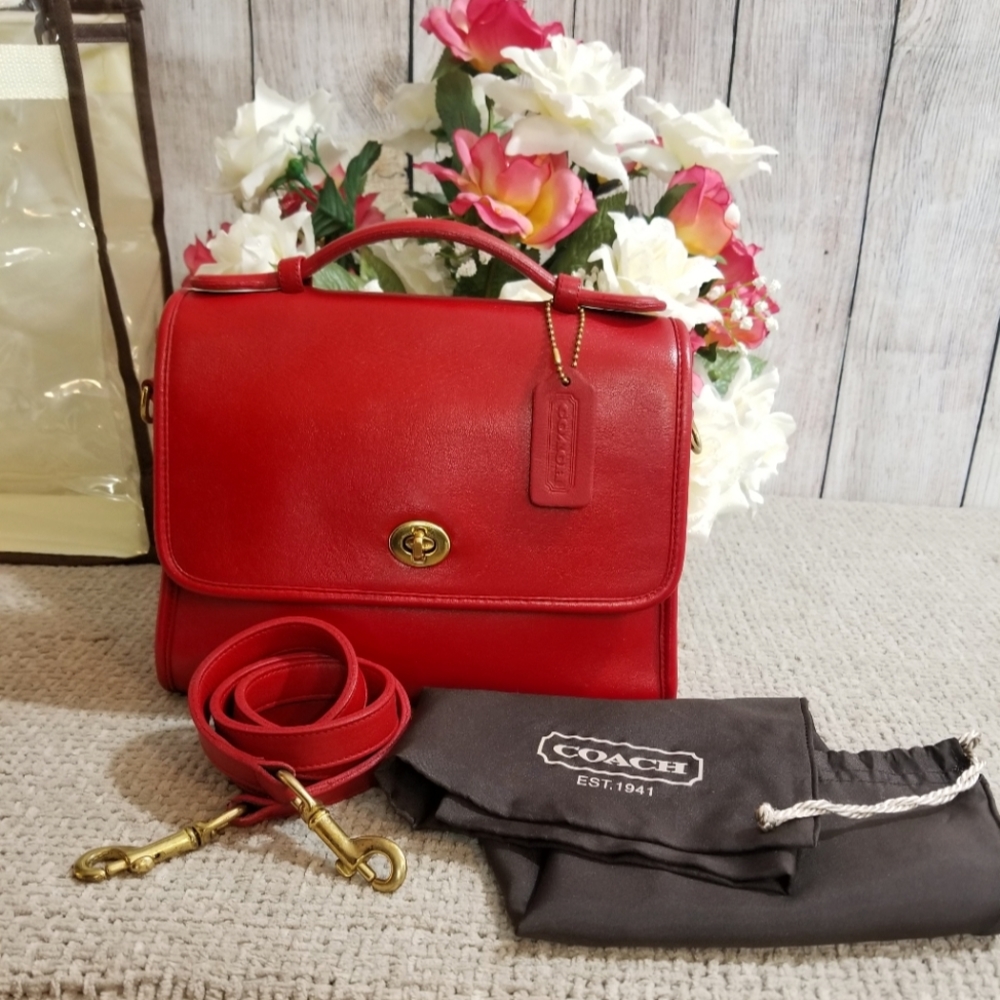 Vintage Court Bag Red Pre Creed # 9870